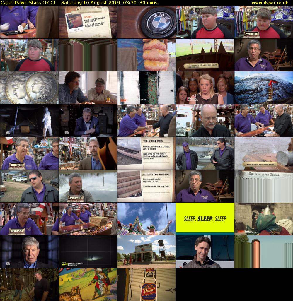 Cajun Pawn Stars (TCC) Saturday 10 August 2019 03:30 - 04:00