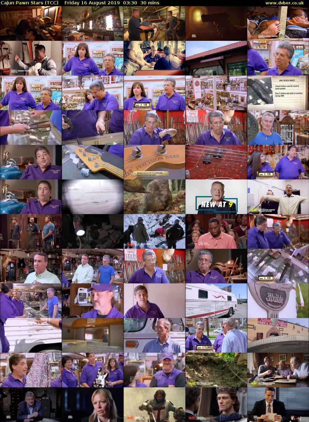 Cajun Pawn Stars (TCC) Friday 16 August 2019 03:30 - 04:00
