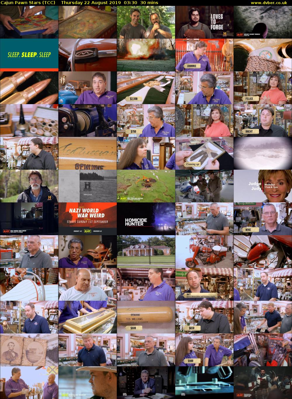 Cajun Pawn Stars (TCC) Thursday 22 August 2019 03:30 - 04:00