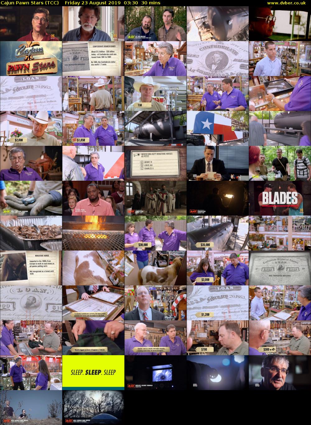 Cajun Pawn Stars (TCC) Friday 23 August 2019 03:30 - 04:00