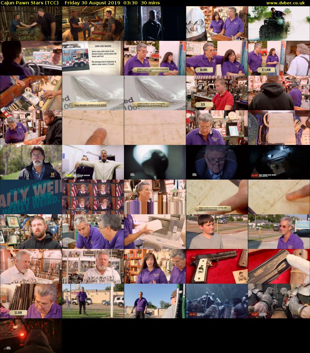 Cajun Pawn Stars (TCC) Friday 30 August 2019 03:30 - 04:00