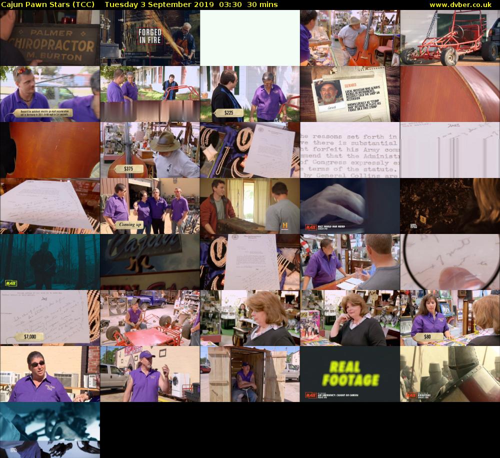 Cajun Pawn Stars (TCC) Tuesday 3 September 2019 03:30 - 04:00