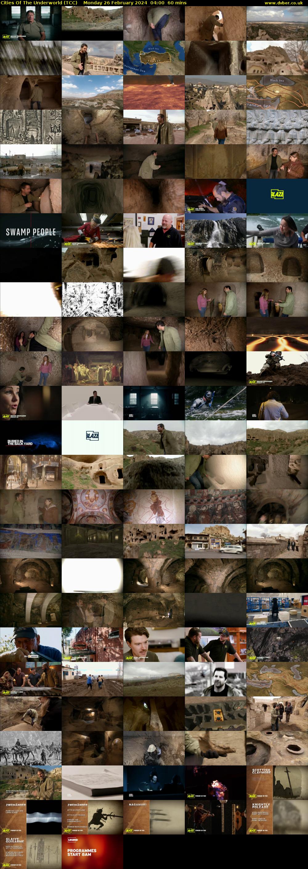 Cities Of The Underworld (TCC) Monday 26 February 2024 04:00 - 05:00