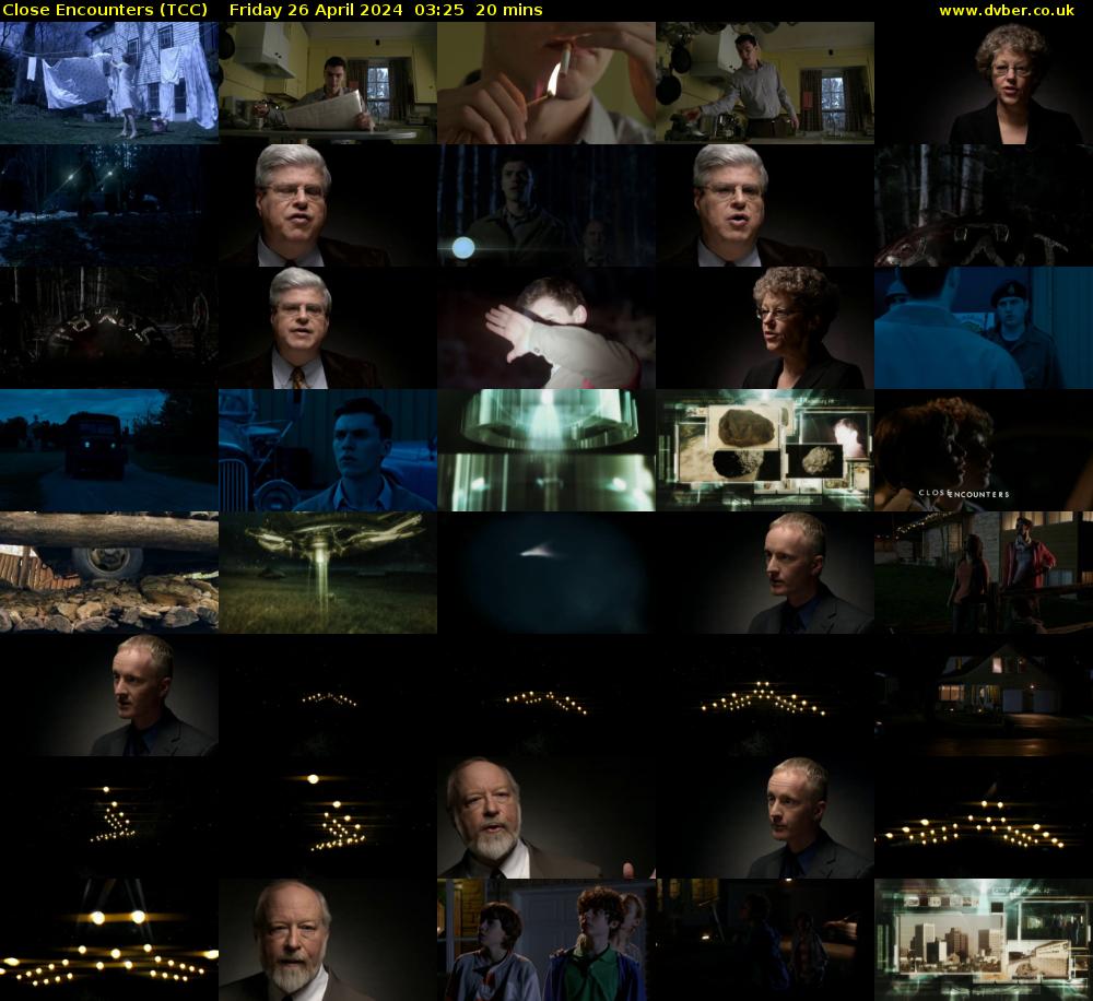 Close Encounters (TCC) Friday 26 April 2024 03:25 - 03:45
