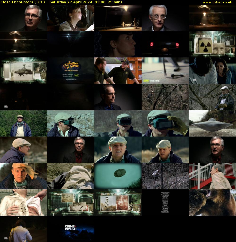 Close Encounters (TCC) Saturday 27 April 2024 03:00 - 03:25