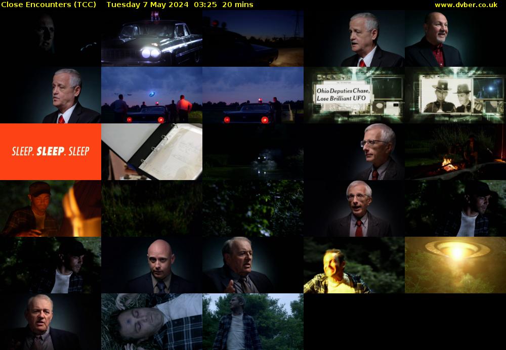 Close Encounters (TCC) Tuesday 7 May 2024 03:25 - 03:45
