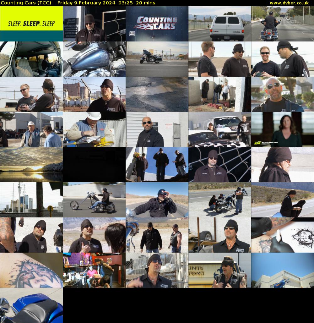 Counting Cars (TCC) Friday 9 February 2024 03:25 - 03:45