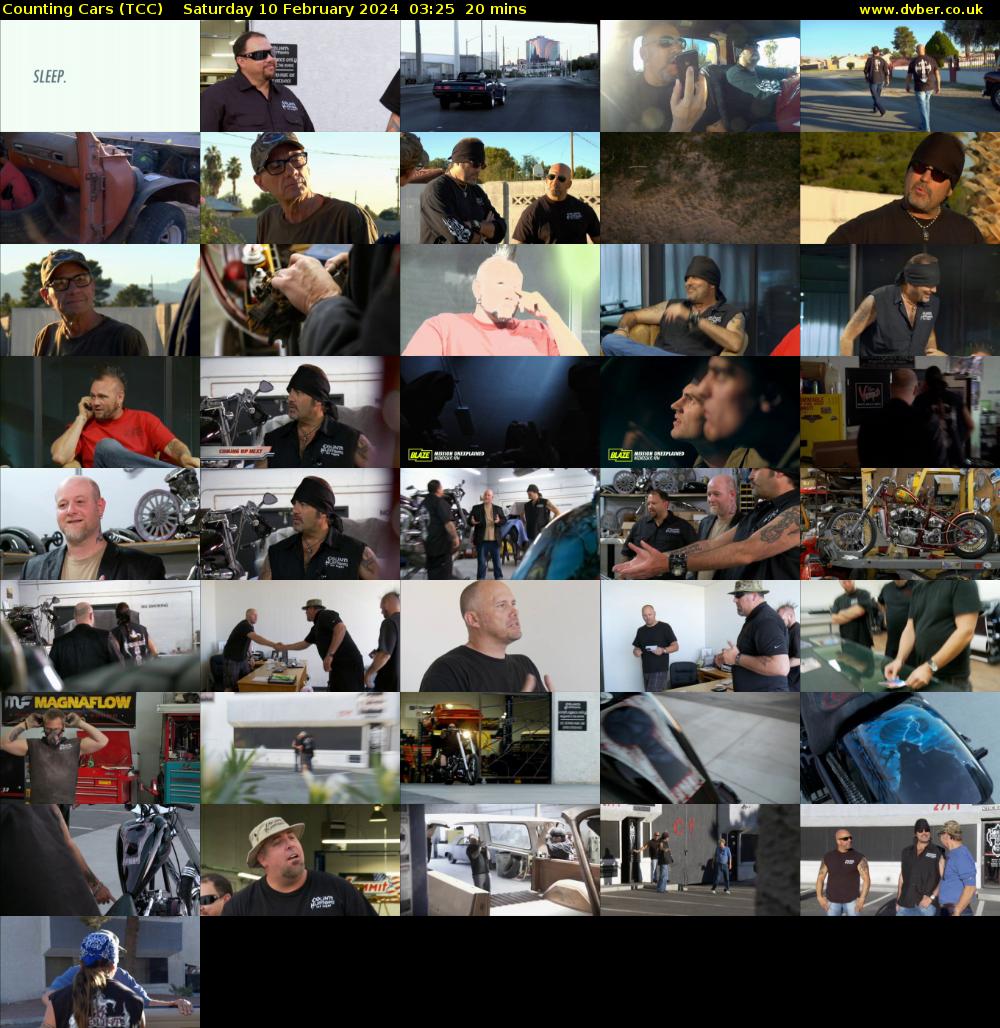 Counting Cars (TCC) Saturday 10 February 2024 03:25 - 03:45