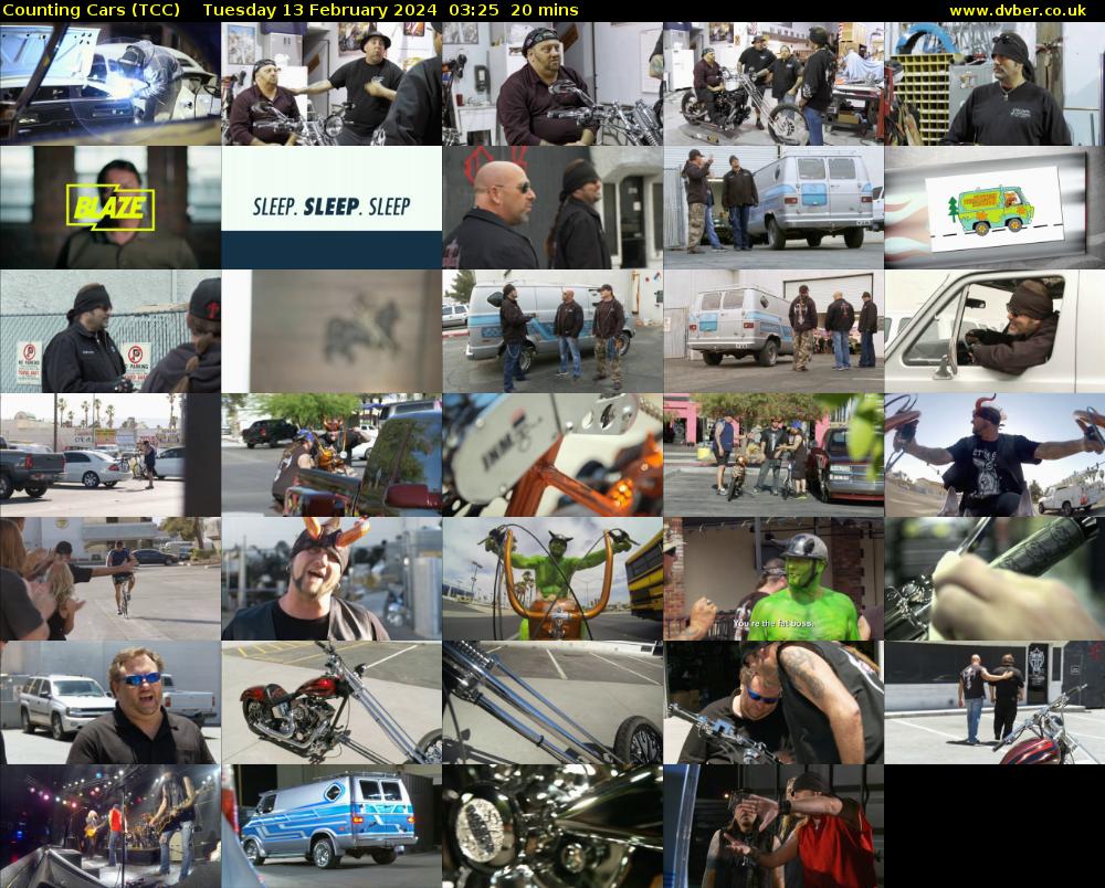 Counting Cars (TCC) Tuesday 13 February 2024 03:25 - 03:45