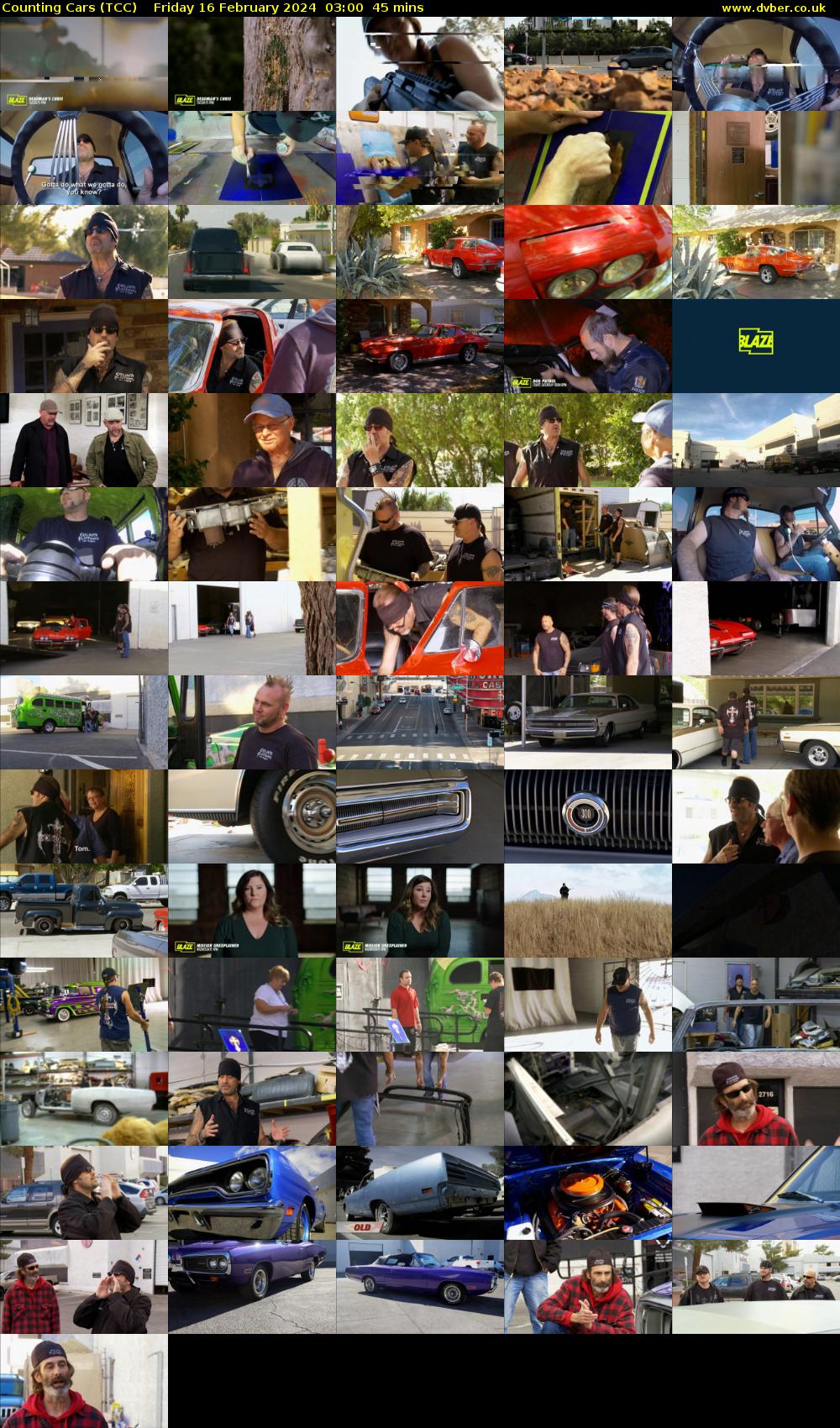 Counting Cars (TCC) Friday 16 February 2024 03:00 - 03:45