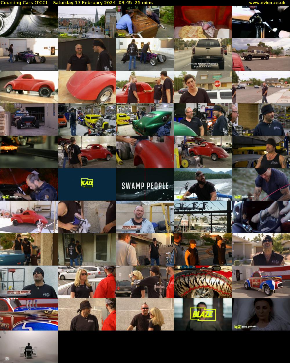 Counting Cars (TCC) Saturday 17 February 2024 03:45 - 04:10