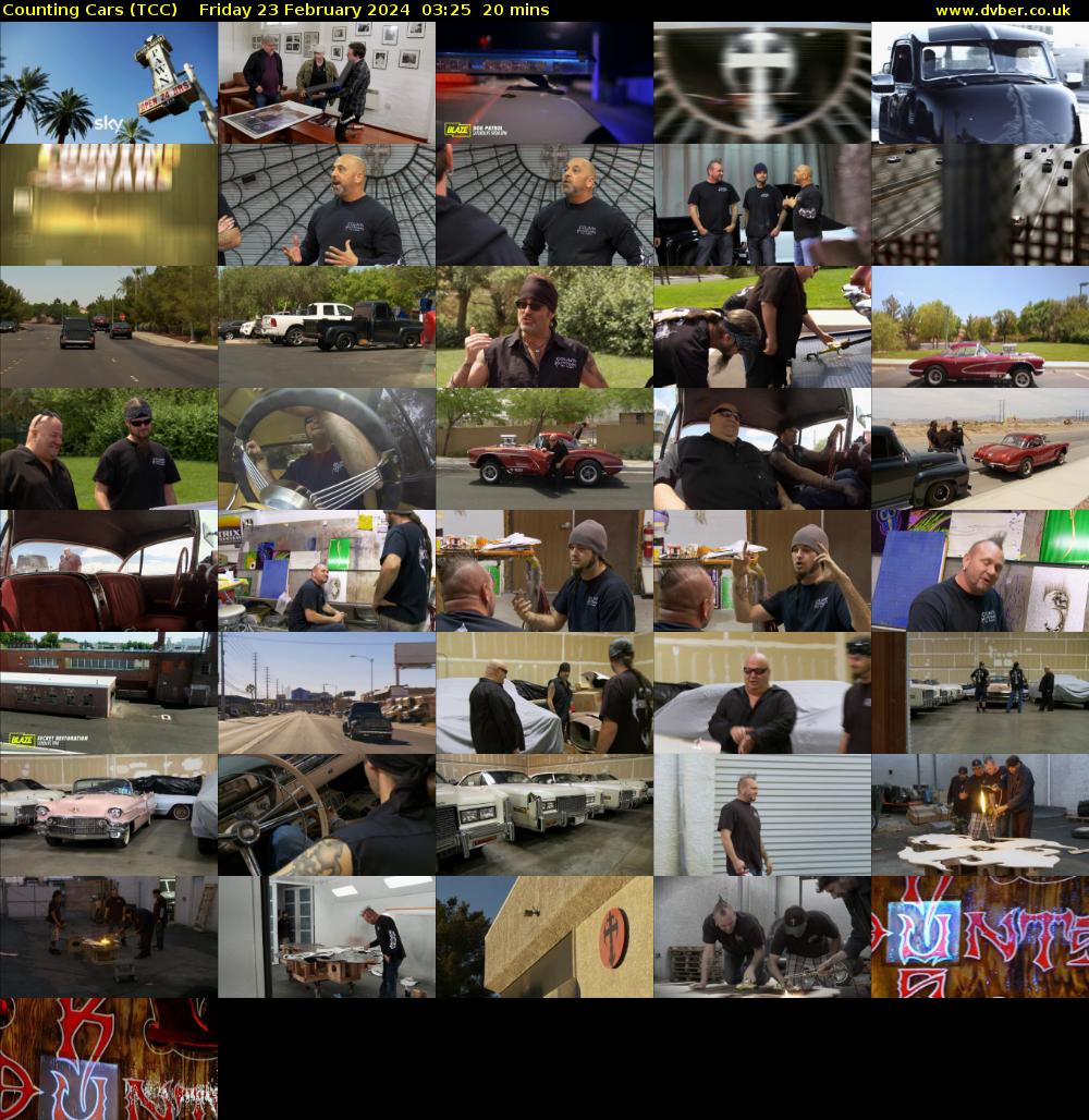 Counting Cars (TCC) Friday 23 February 2024 03:25 - 03:45