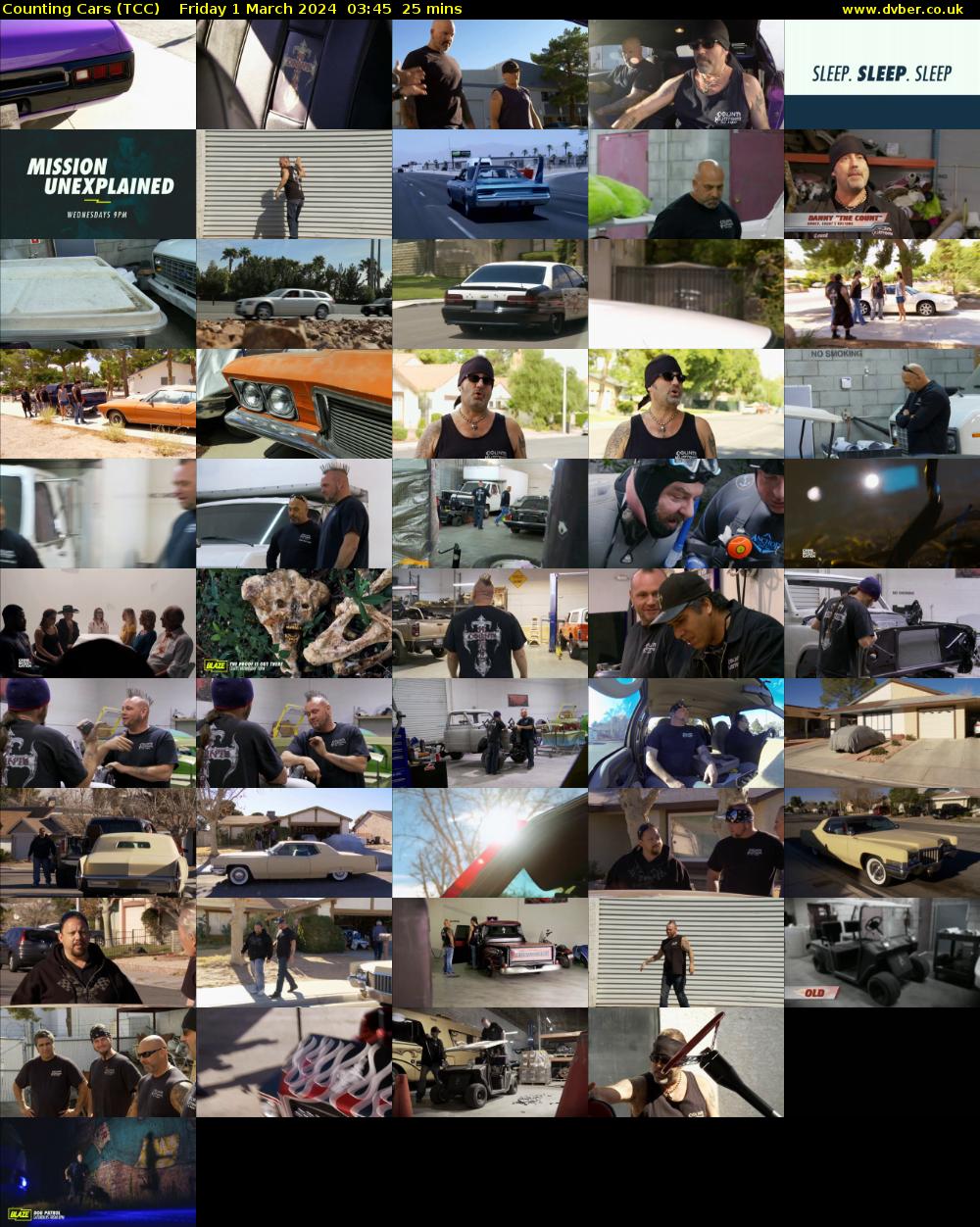 Counting Cars (TCC) Friday 1 March 2024 03:45 - 04:10
