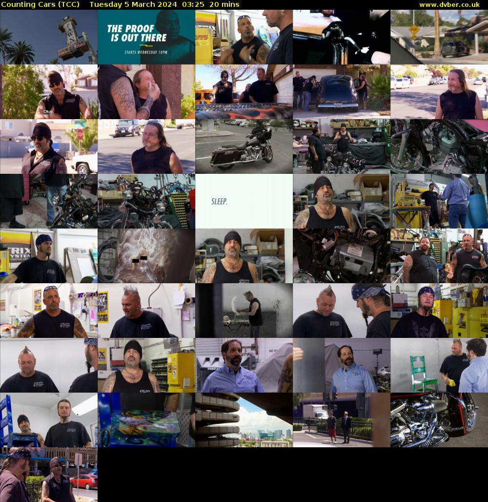 Counting Cars (TCC) Tuesday 5 March 2024 03:25 - 03:45