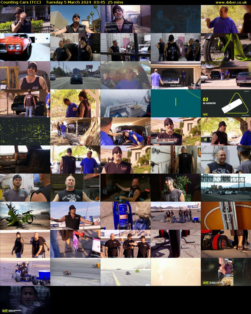 Counting Cars (TCC) Tuesday 5 March 2024 03:45 - 04:10