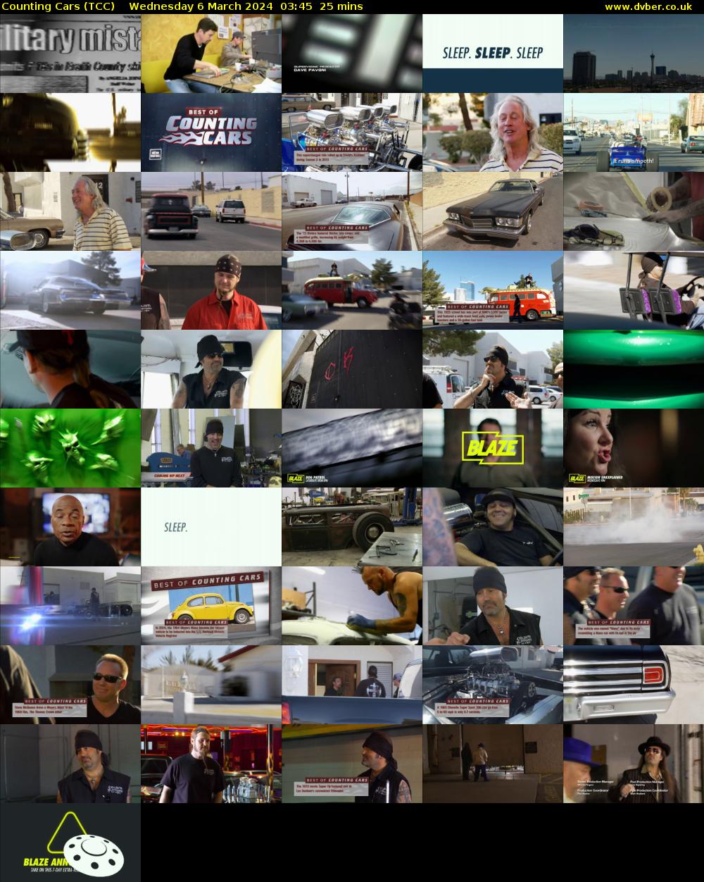 Counting Cars (TCC) Wednesday 6 March 2024 03:45 - 04:10
