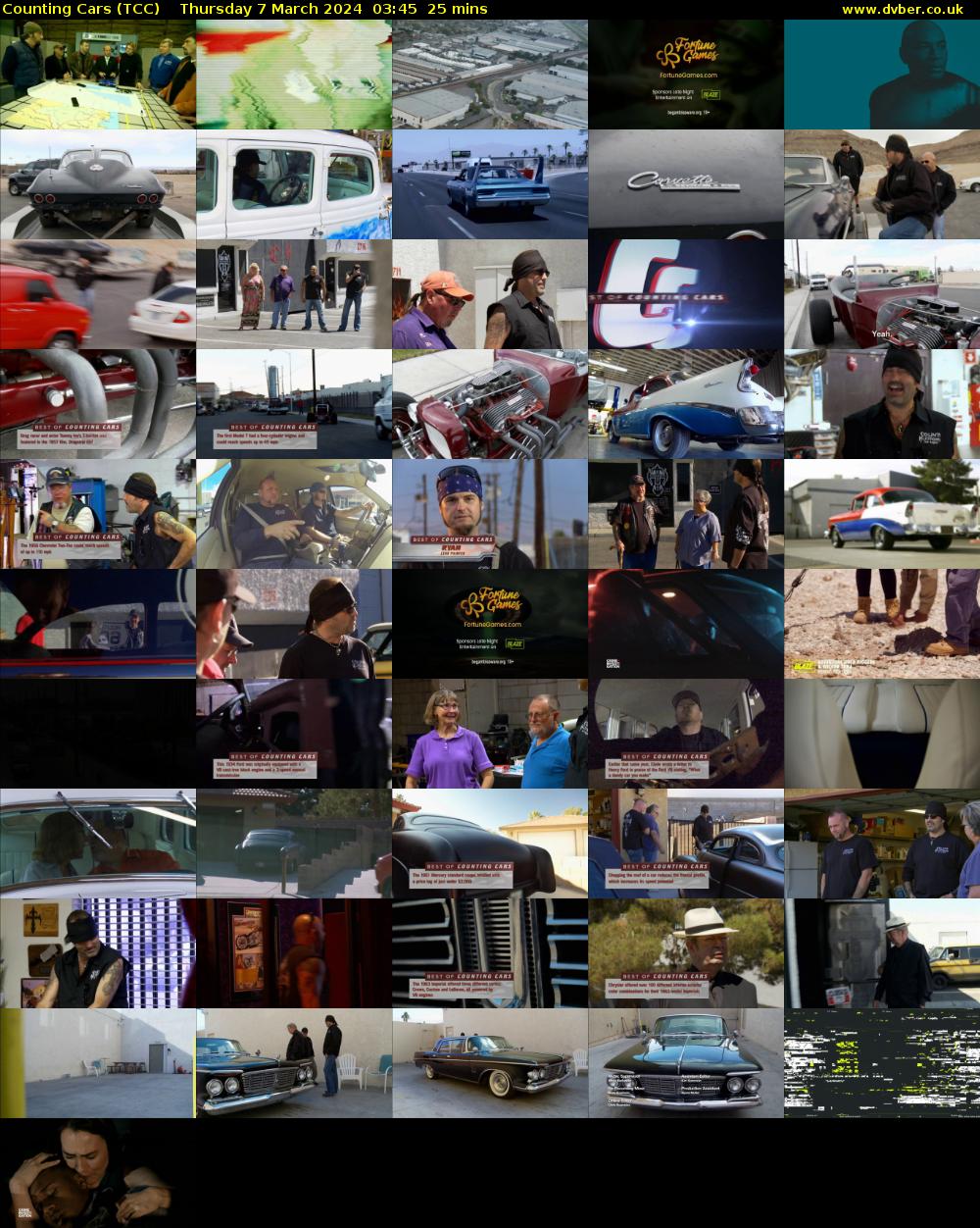 Counting Cars (TCC) Thursday 7 March 2024 03:45 - 04:10