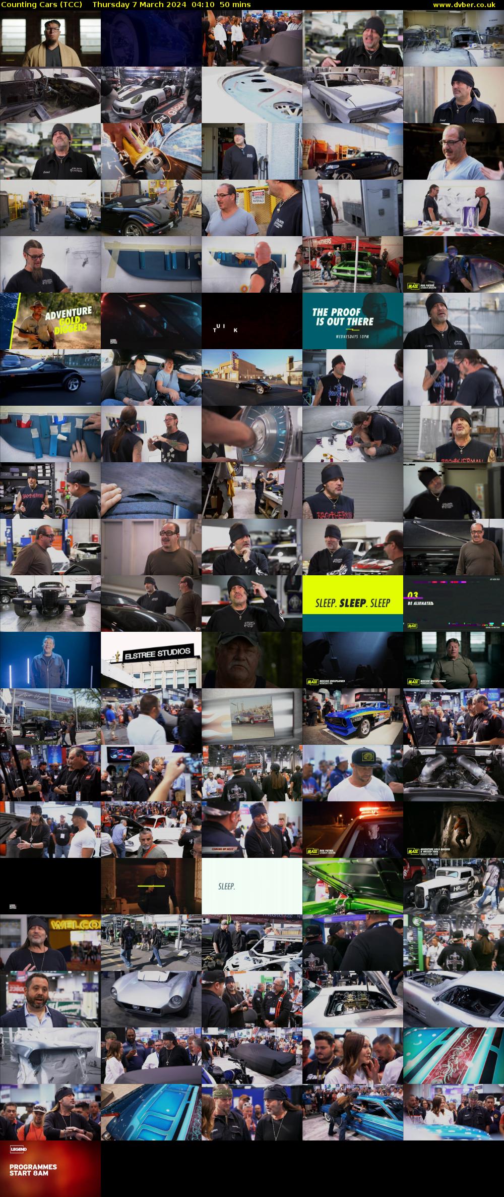Counting Cars (TCC) Thursday 7 March 2024 04:10 - 05:00