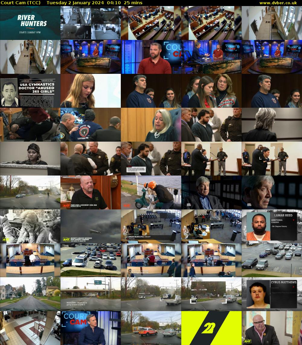 Court Cam (TCC) Tuesday 2 January 2024 04:10 - 04:35