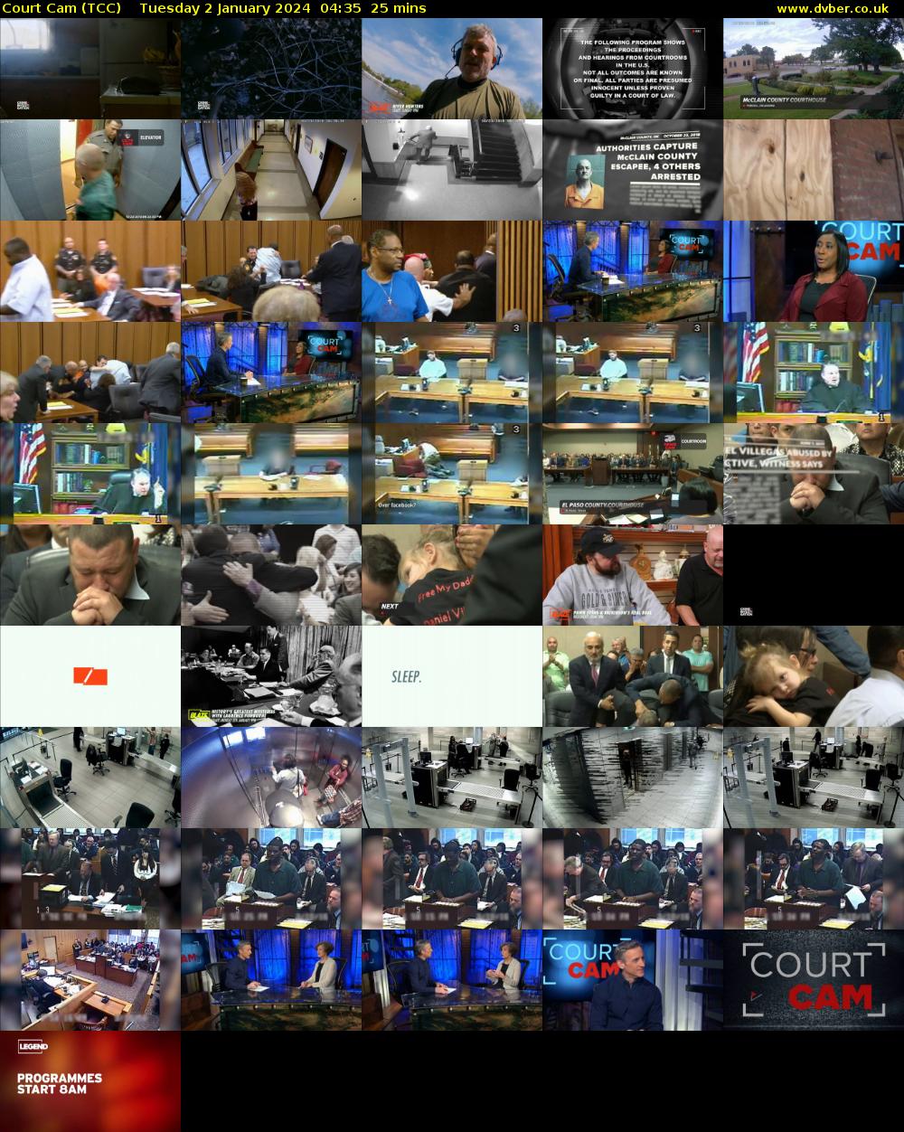 Court Cam (TCC) Tuesday 2 January 2024 04:35 - 05:00