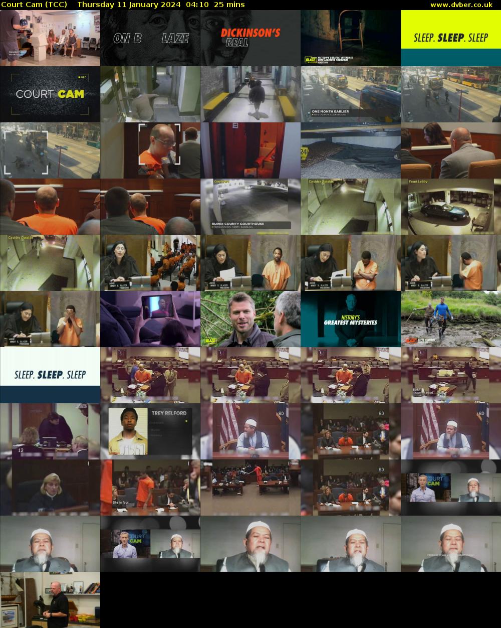 Court Cam (TCC) Thursday 11 January 2024 04:10 - 04:35