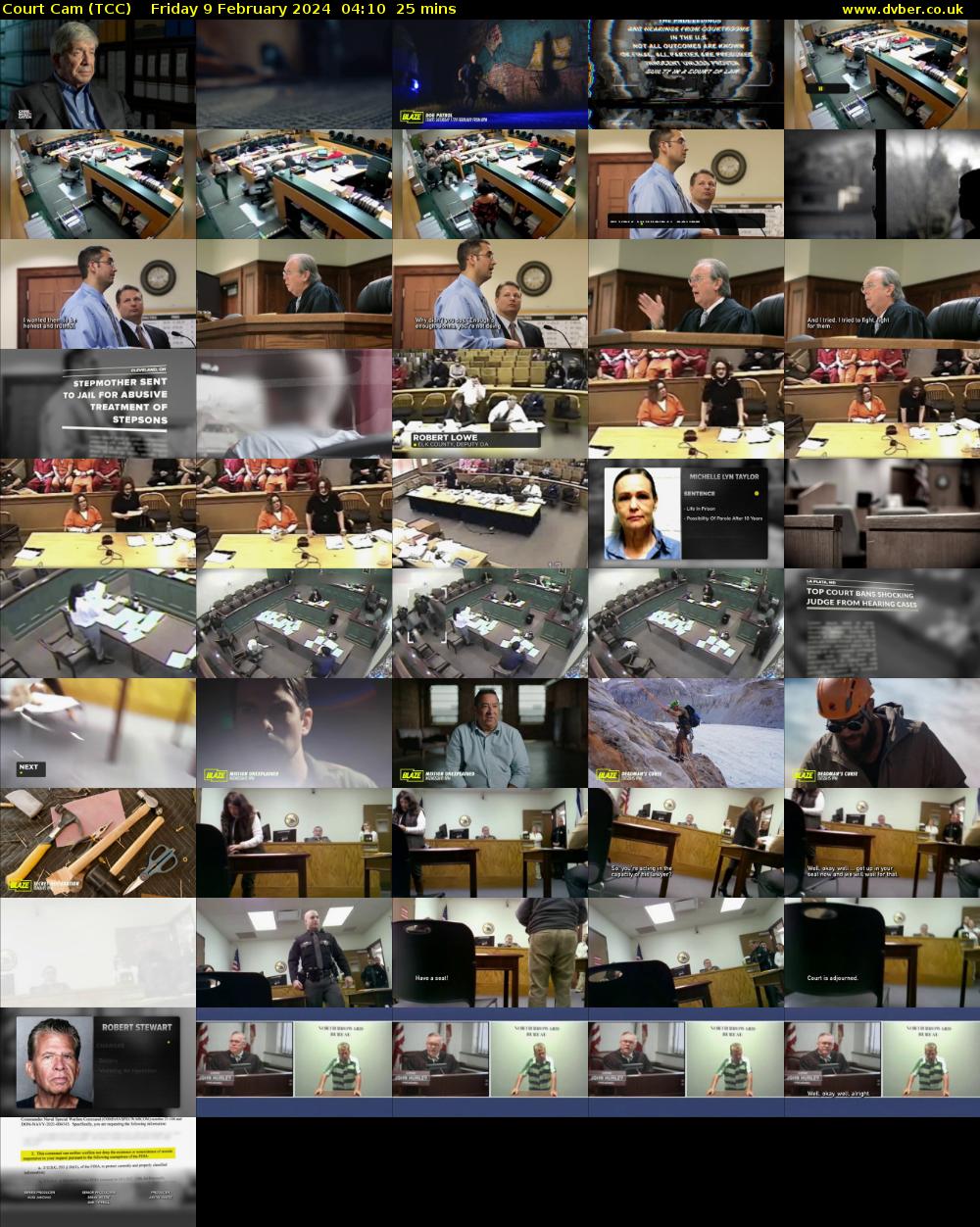 Court Cam (TCC) Friday 9 February 2024 04:10 - 04:35
