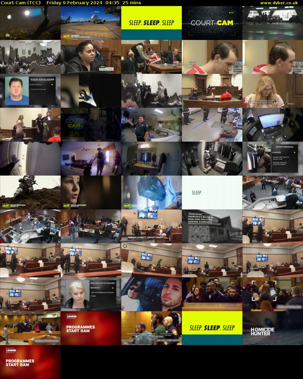 Court Cam (TCC) Friday 9 February 2024 04:35 - 05:00