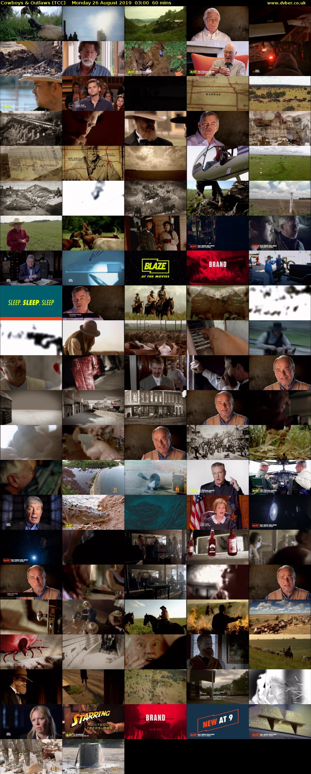 Cowboys & Outlaws (TCC) Monday 26 August 2019 03:00 - 04:00