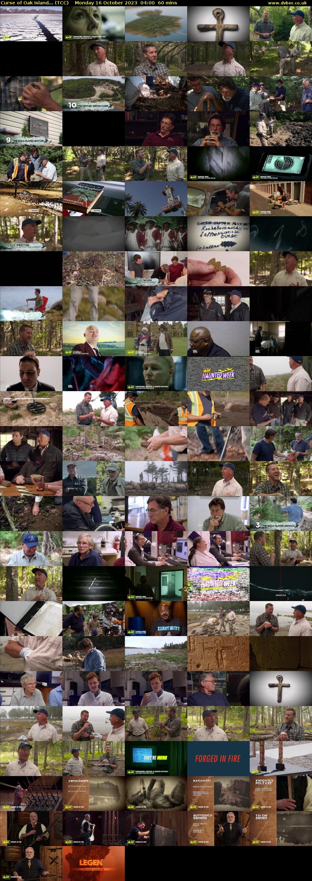 Curse of Oak Island... (TCC) Monday 16 October 2023 04:00 - 05:00