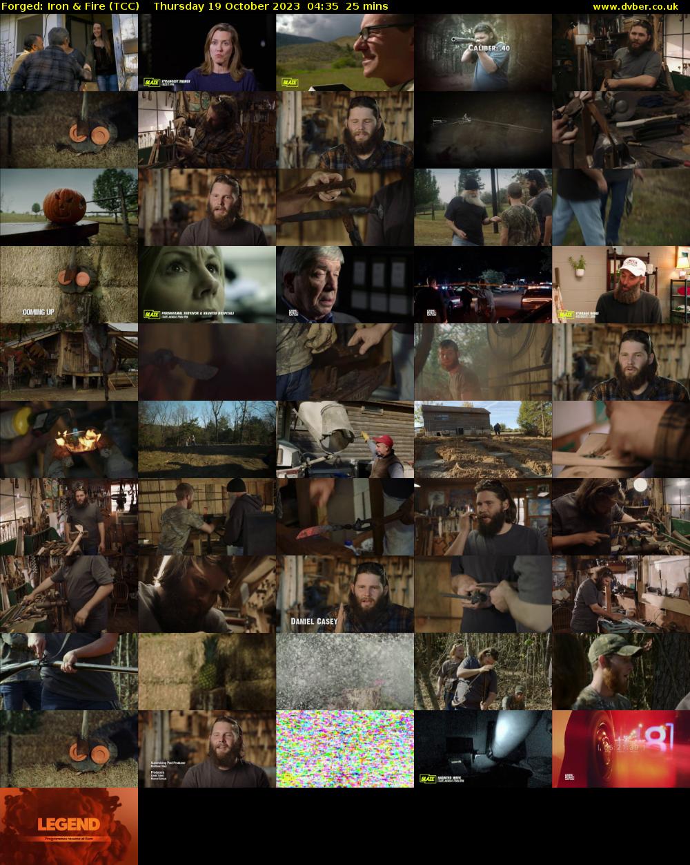 Forged: Iron & Fire (TCC) Thursday 19 October 2023 04:35 - 05:00