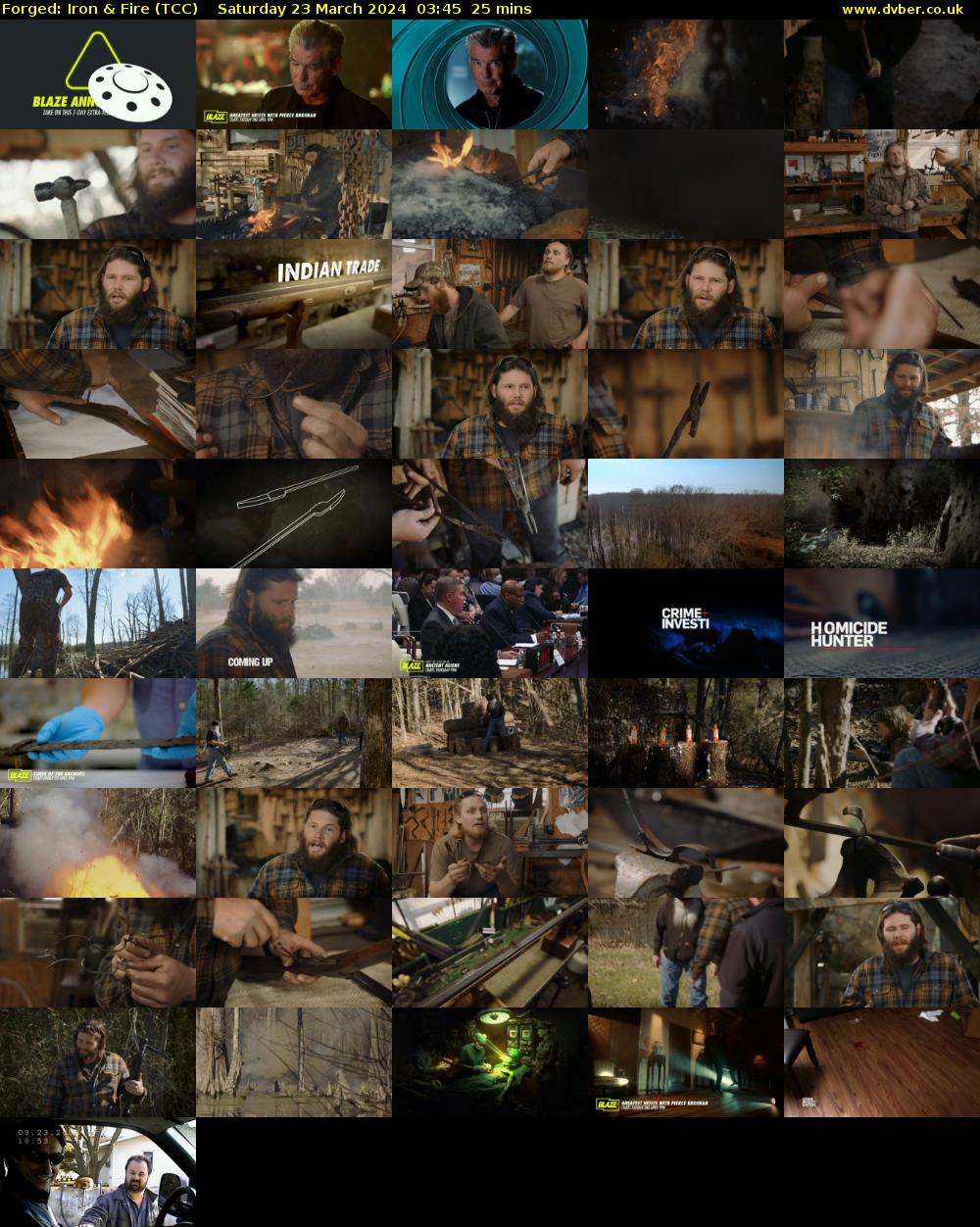 Forged: Iron & Fire (TCC) Saturday 23 March 2024 03:45 - 04:10