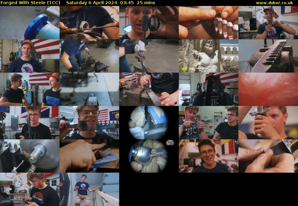 Forged With Steele (TCC) Saturday 6 April 2024 03:45 - 04:10