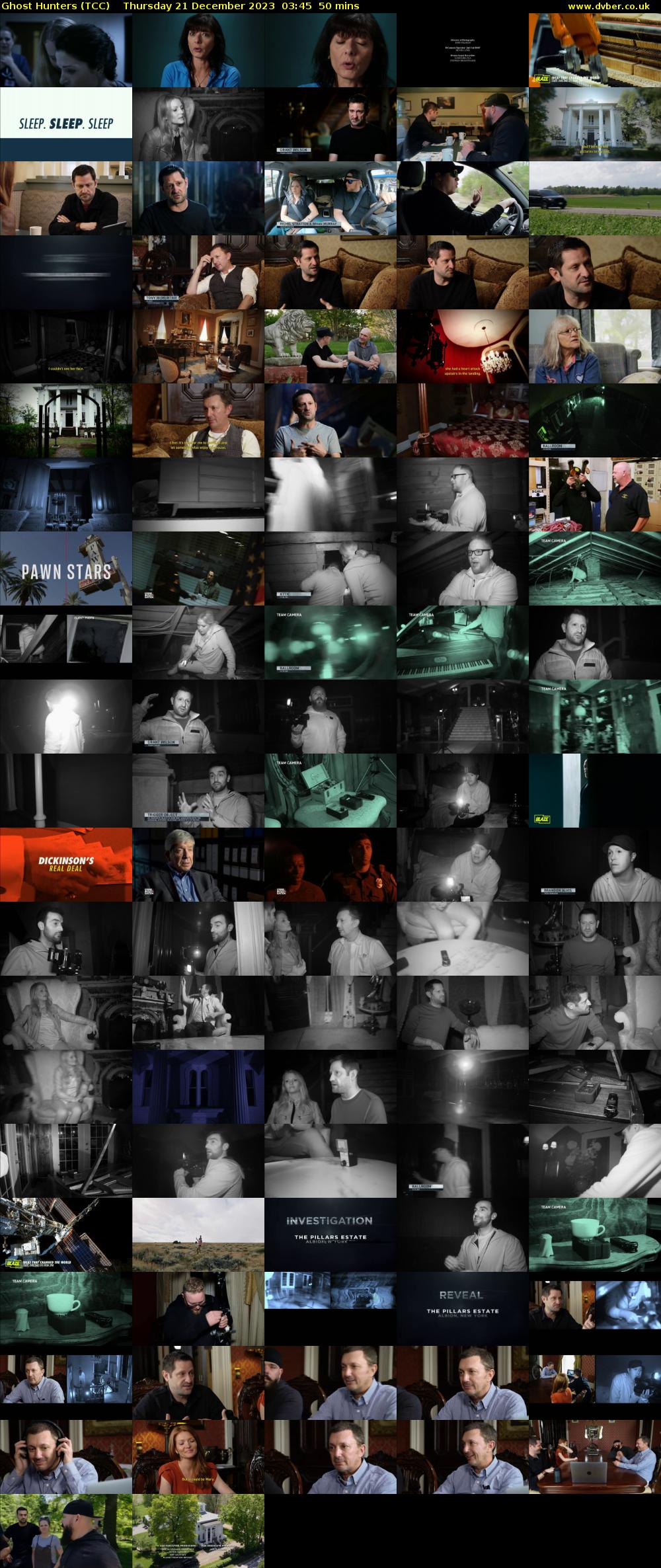 Ghost Hunters (TCC) Thursday 21 December 2023 03:45 - 04:35