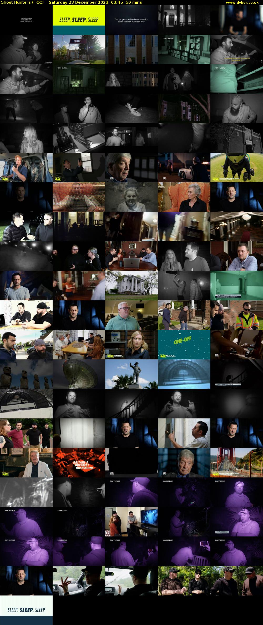 Ghost Hunters (TCC) Saturday 23 December 2023 03:45 - 04:35