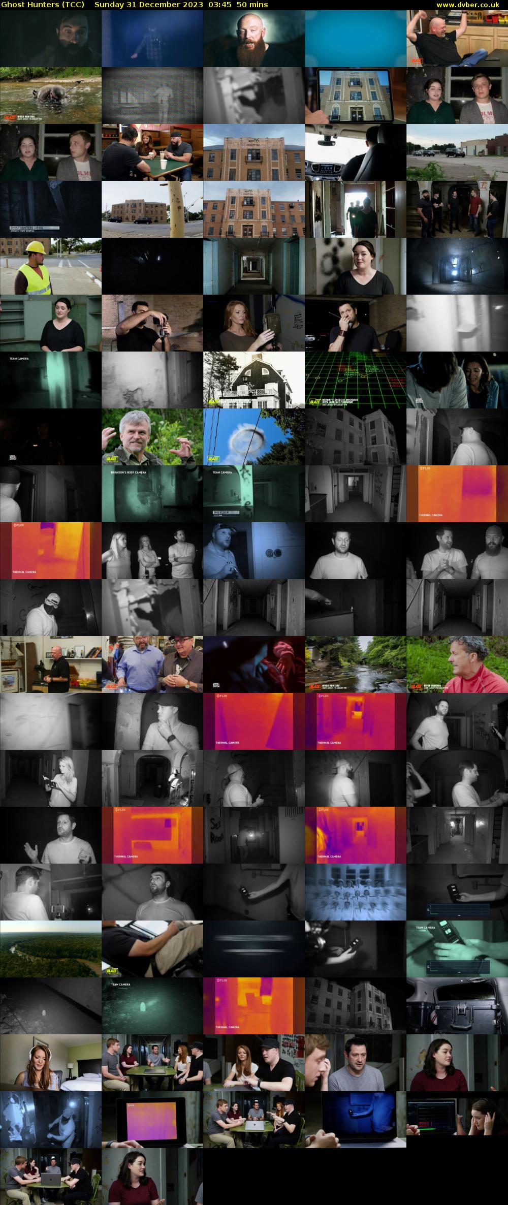 Ghost Hunters (TCC) Sunday 31 December 2023 03:45 - 04:35