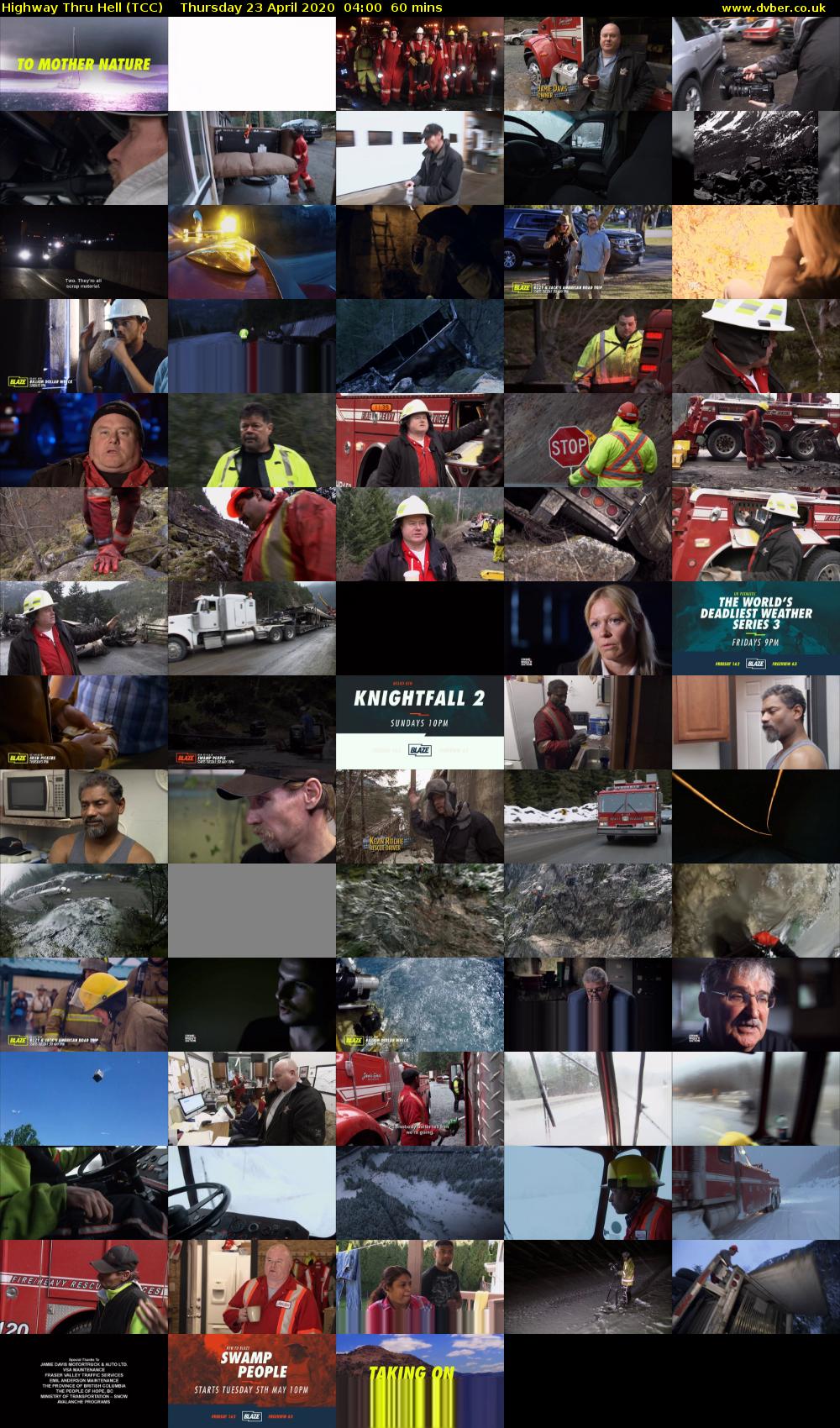 Highway Thru Hell (TCC) Thursday 23 April 2020 04:00 - 05:00