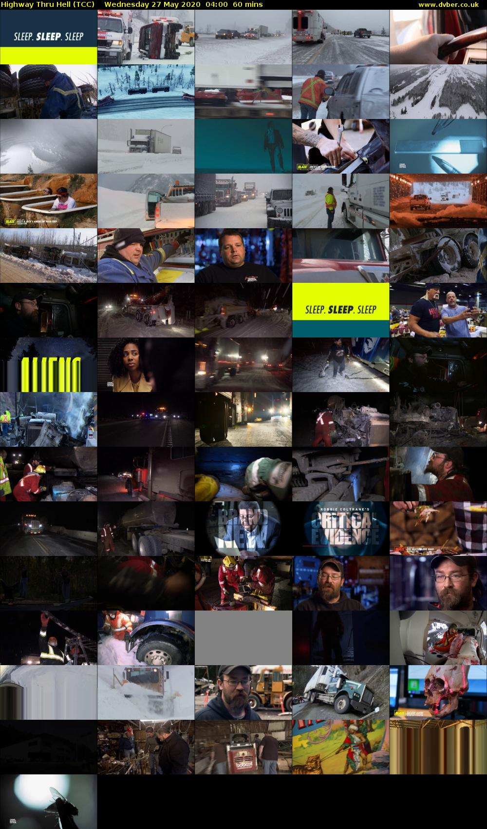 Highway Thru Hell (TCC) Wednesday 27 May 2020 04:00 - 05:00