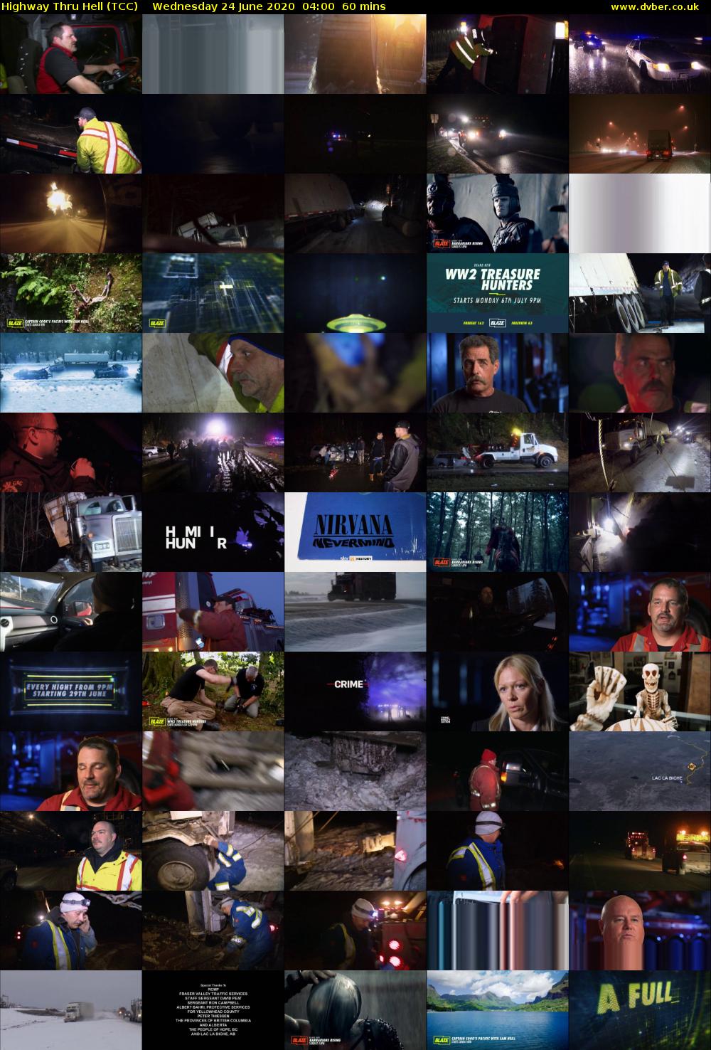 Highway Thru Hell (TCC) Wednesday 24 June 2020 04:00 - 05:00