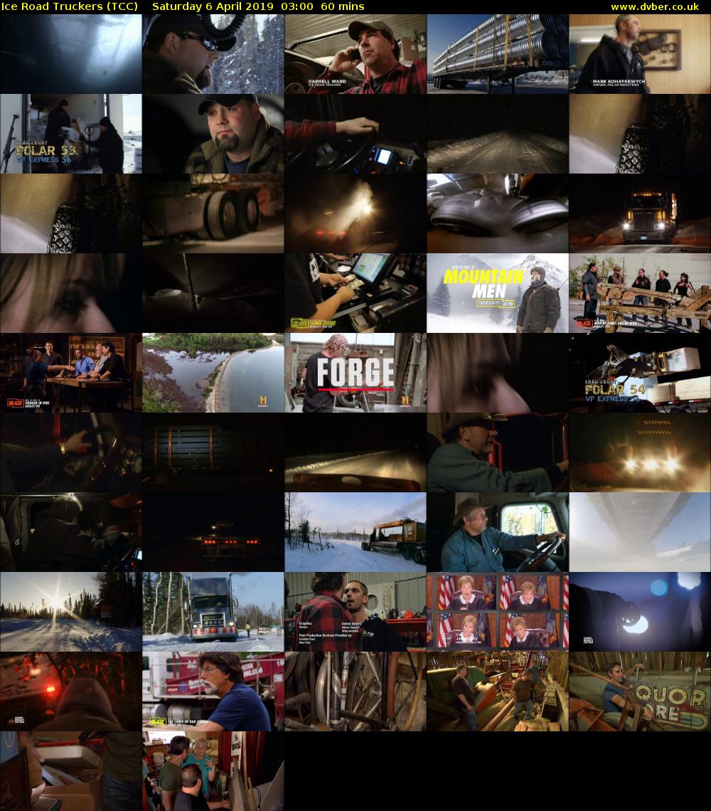 Ice Road Truckers (TCC) Saturday 6 April 2019 03:00 - 04:00