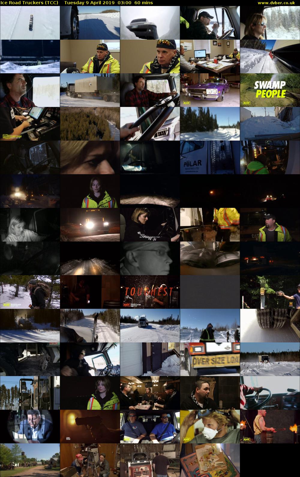 Ice Road Truckers (TCC) Tuesday 9 April 2019 03:00 - 04:00