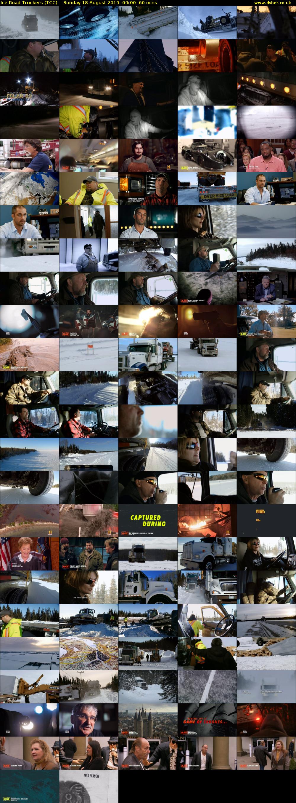 Ice Road Truckers (TCC) Sunday 18 August 2019 04:00 - 05:00