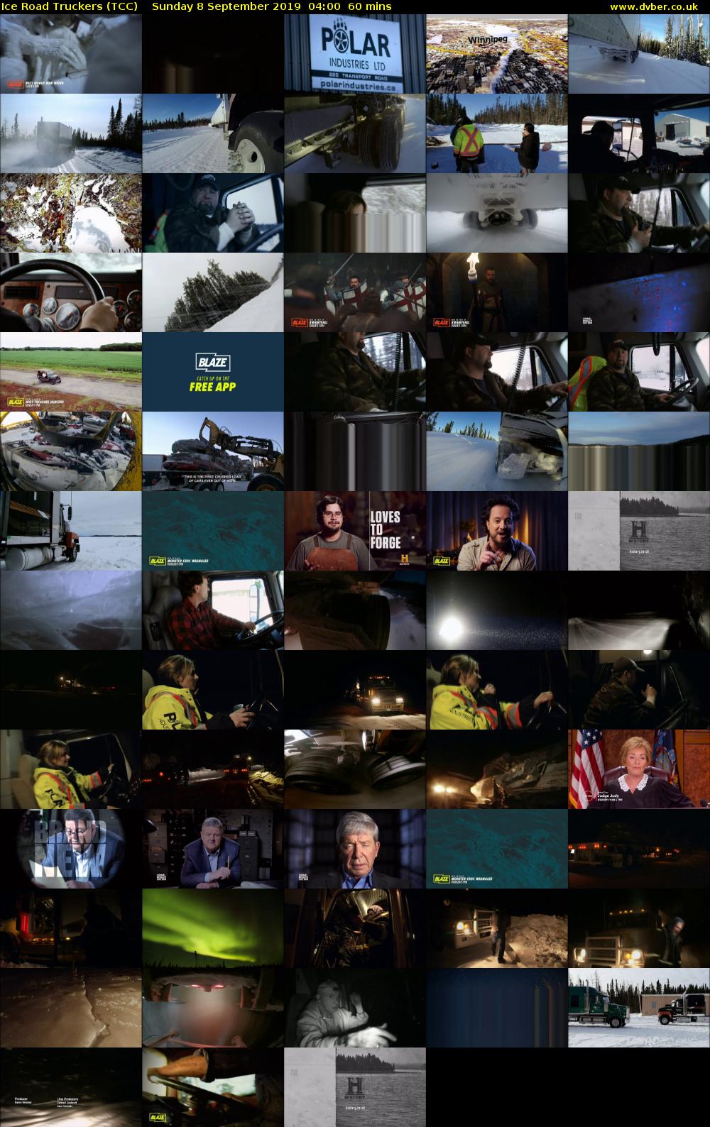 Ice Road Truckers (TCC) Sunday 8 September 2019 04:00 - 05:00