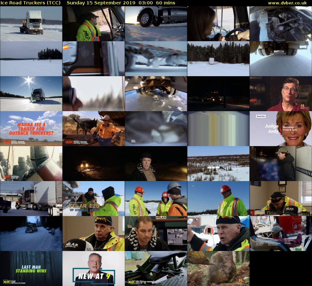 Ice Road Truckers (TCC) Sunday 15 September 2019 03:00 - 04:00