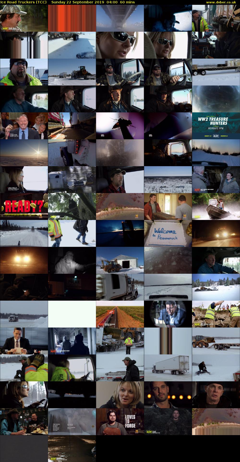 Ice Road Truckers (TCC) Sunday 22 September 2019 04:00 - 05:00