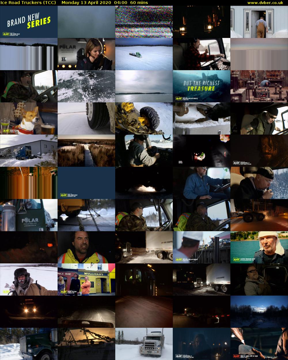 Ice Road Truckers (TCC) Monday 13 April 2020 04:00 - 05:00