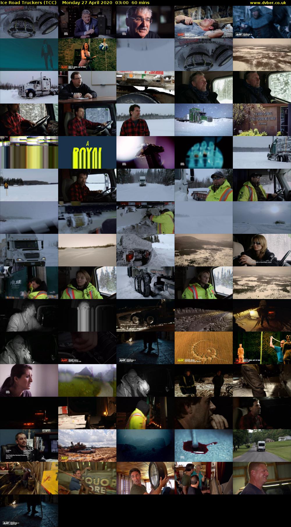 Ice Road Truckers (TCC) Monday 27 April 2020 03:00 - 04:00