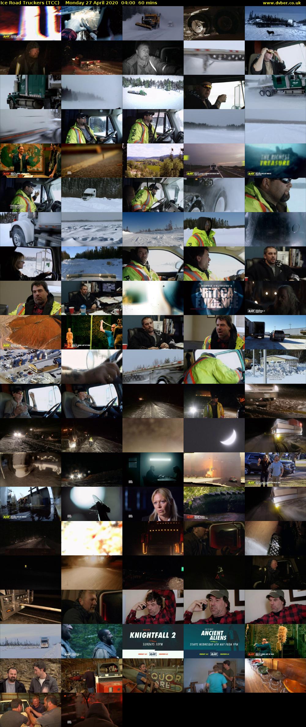 Ice Road Truckers (TCC) Monday 27 April 2020 04:00 - 05:00