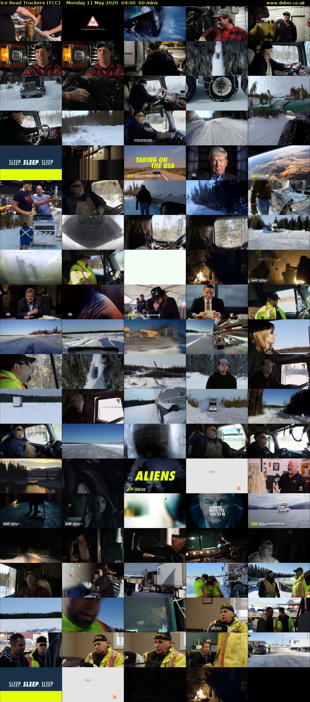 Ice Road Truckers (TCC) Monday 11 May 2020 04:00 - 05:00