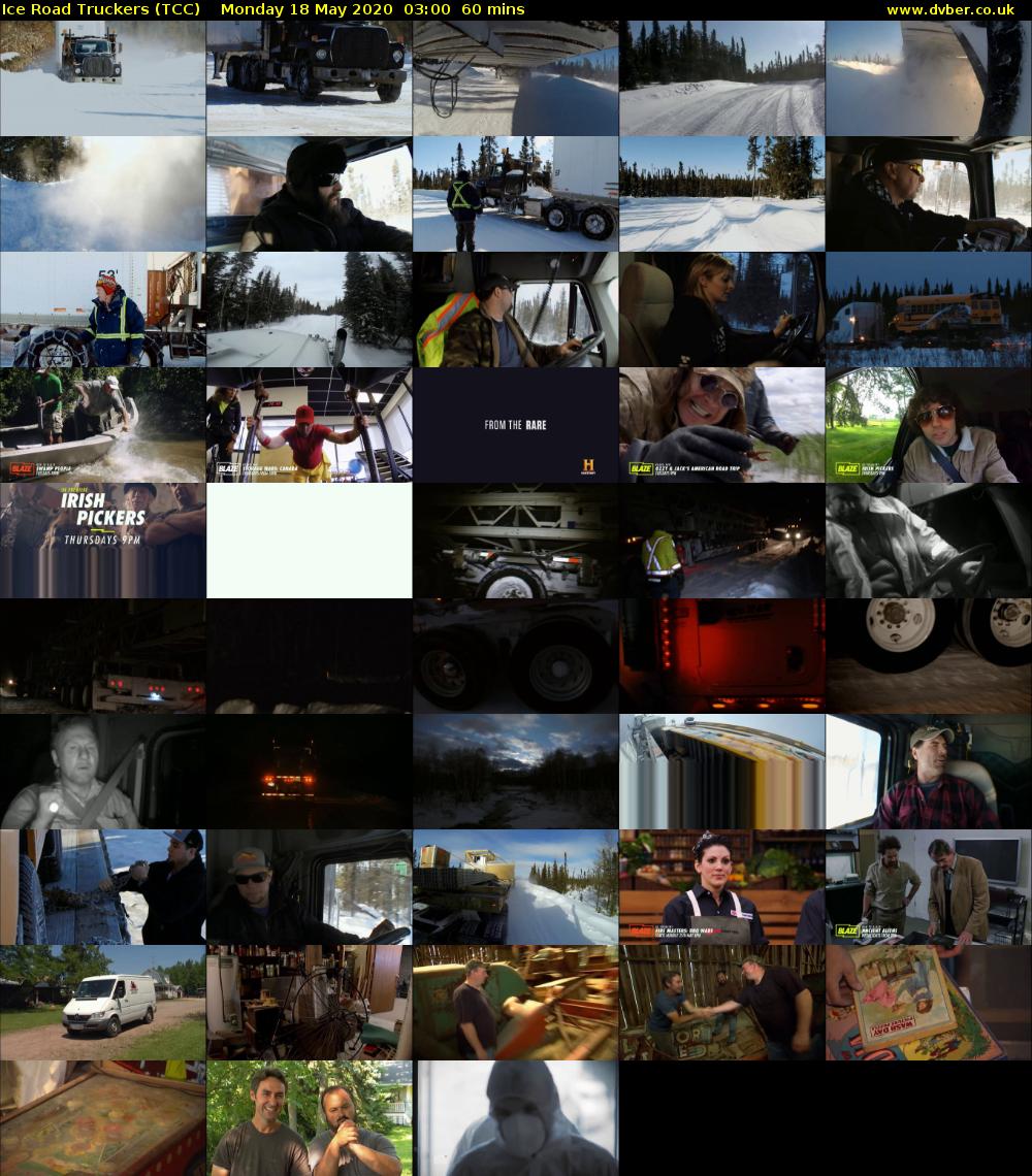 Ice Road Truckers (TCC) Monday 18 May 2020 03:00 - 04:00