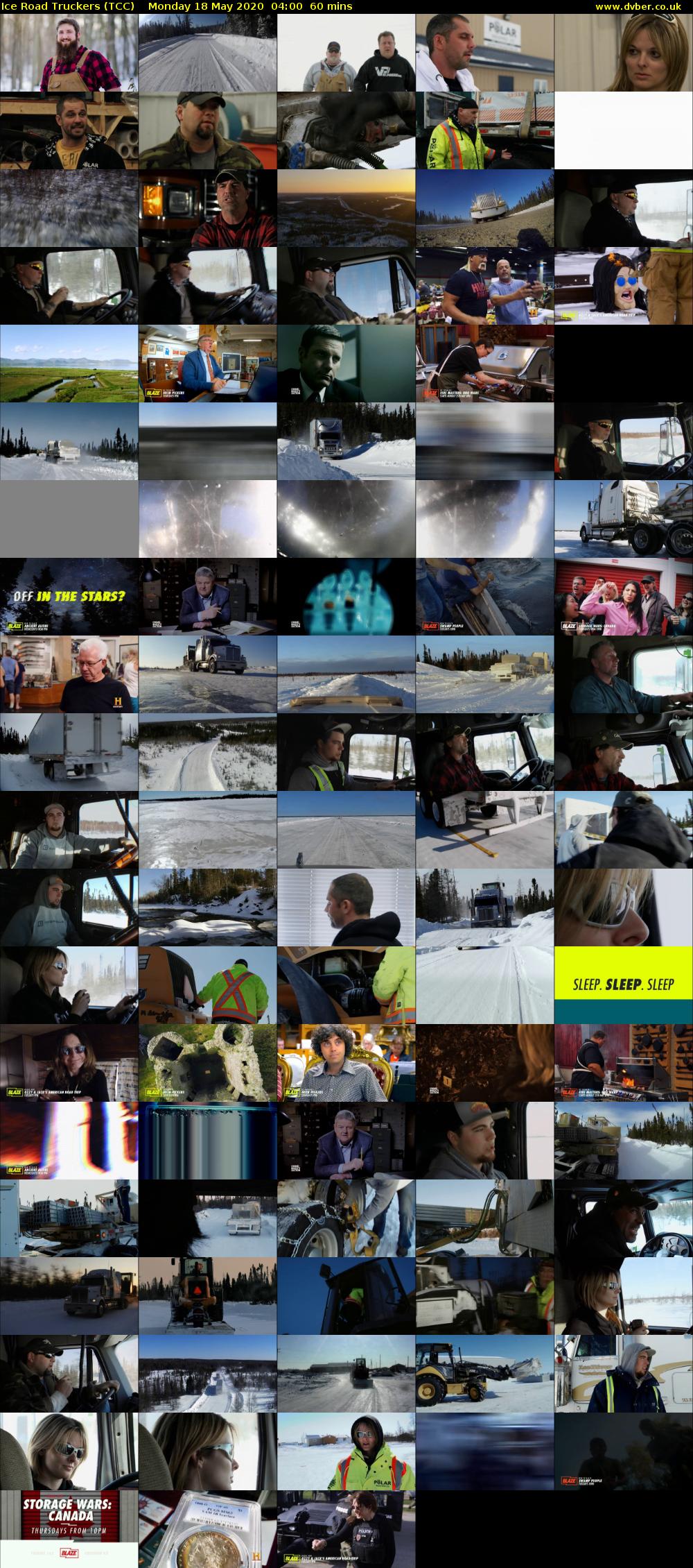 Ice Road Truckers (TCC) Monday 18 May 2020 04:00 - 05:00